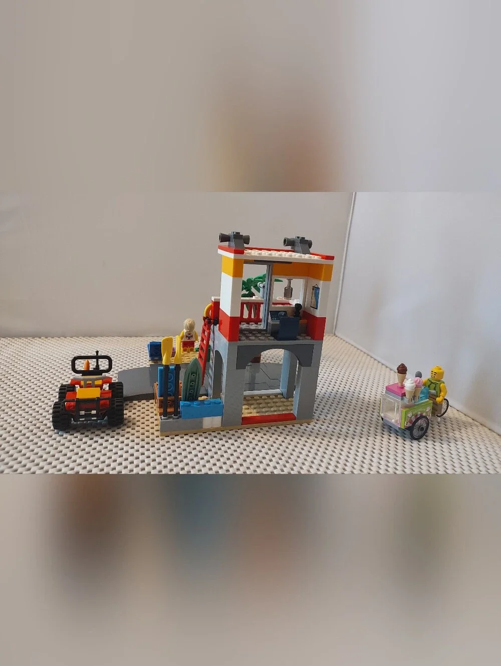 LEGO City Beach Lifeguard Station 60328 Building Toy Set No Complete As Shown